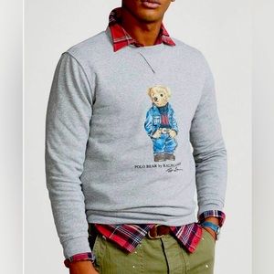 Denim Polo Bear sweatshirt